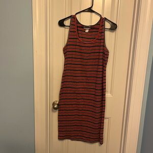 Striped Sleeveless Dress